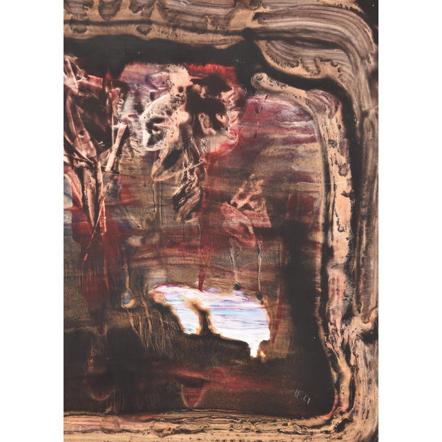 Heinrich Frieling, Abstraction, 1967, Mixed Media For Sale - Image 6 of 12