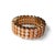 This 3-row eternity band is crafted in 18K two-tone gold by La Reina and features numerous brilliant round diamonds...