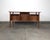 1960s Danish Modern Floating Top Teak Desk Attributed to Johannes Sorth for Bornholm Møbelfabrik For Sale - Image 4 of 18