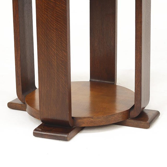 1920s Antique Art Deco Bauhaus Side Table For Sale - Image 5 of 10