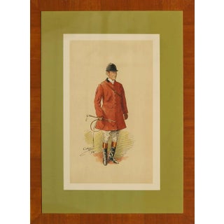 Master Fox Hounds Lithograph For Sale