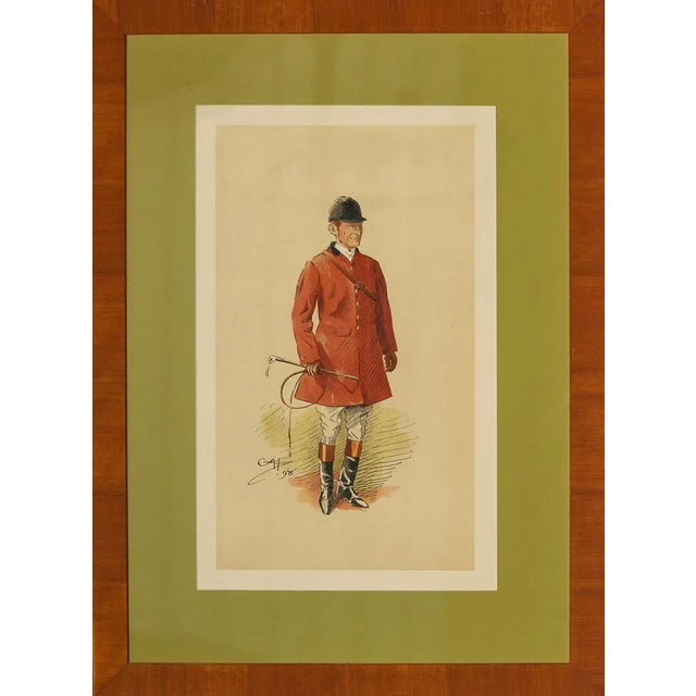Master Fox Hounds Lithograph For Sale