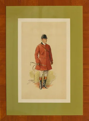 Master Fox Hounds Lithograph