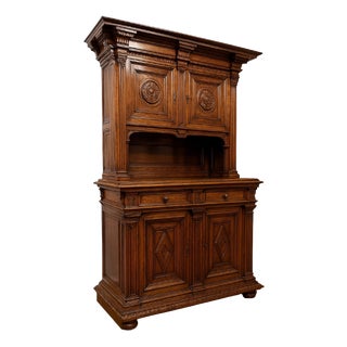 Renaissance-Style Cupboard in Walnut For Sale