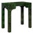 Matthew Izzo Home Hannah Emerald Green Burl Wood Occasional Table For Sale