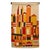 A lovely tapestry by Evelyn Ackerman in vivid warm hues, this piece interprets a cityscape as abstract blocks of color. We...