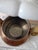 Mid 20th Century Mediterranean Rustic Copper Tea Kettle With White Ceramic Handle For Sale - Image 4 of 5