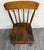 Early 19th Century Antique American Windsor Farmhouse Style Plank Seat Dining Side Accent Chair For Sale - Image 5 of 11
