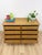 Vintage Davis Cabinet Co MCM Atomic 8 Drawer Dresser With Wood Pulls Clean Lines For Sale - Image 13 of 15