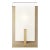 Sean Lavin By Visual Comfort Studio Syll 1-Light Bath Sconce in Satin Brass For Sale