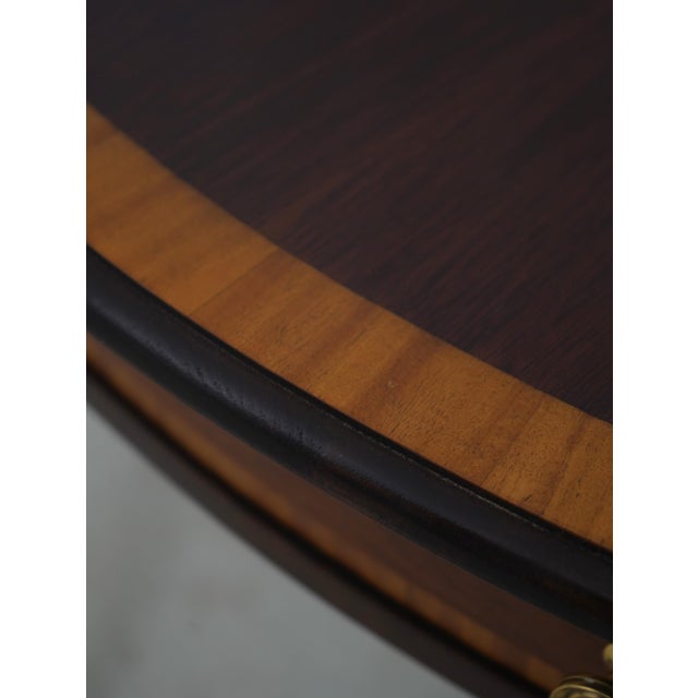 Brown Mahogany Federal Style Drop Leaf Pembroke Table For Sale - Image 8 of 18
