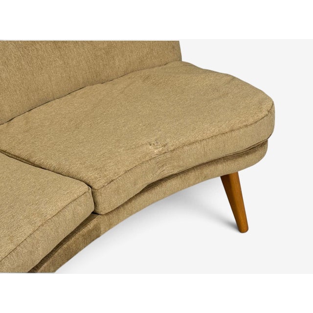 Carl Gustaf Hiort Af Ornäs, Sofa, Fabric, Lacquered Wood, Finland, 1940s For Sale - Image 10 of 13