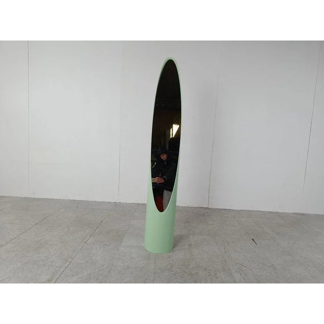 Plastic Vintage Italian Floor Mirror, 1970s For Sale - Image 7 of 7