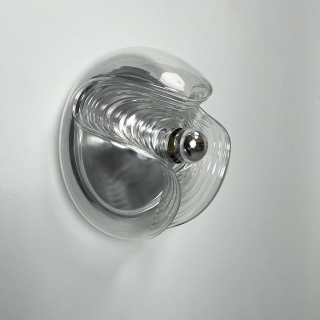 Mid-Century Modern Large Space Age Wall Lamp from Peill & Putzler, 1970s For Sale - Image 3 of 8