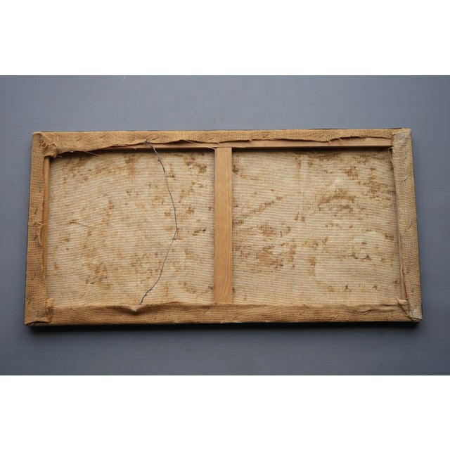 Beige Georges Ebrin Adingra, Composition, 1975, Mixed Media For Sale - Image 8 of 9