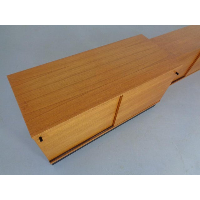 Teak Sideboard by Gunther Renkel for Rego Mobile, 1960s, Set of 3 For Sale - Image 16 of 18