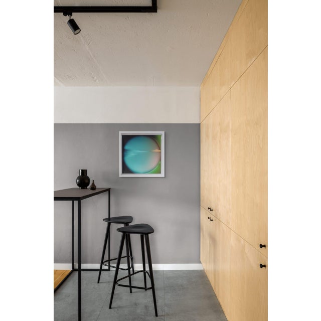 NIMBUS (*1966) "26h 12 oru p9 bl 2013 Linse 6" High pigment print on Hahnemühle laid paper, created 2016, signed and...