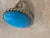 Vintage 75 Ct Natural Oval Sleeping Beauty Turquoise Ring, 18 Kt Yellow Gold 18 karat gold 26 Grams with stone Natural...