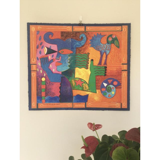 Clemens BRIELS born in the Netherlands in 1946 The King of the Mares, 1992 Original carborundum engraving Signed in pencil...