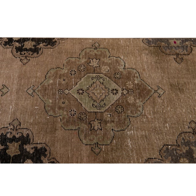 Early 20th Century Vintage Turkish Wool Runner Rug For Sale In New York - Image 6 of 11