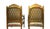 Late 18th Century Pair of Louis XVI Style Giltwood Fauteuil Armchairs With Silk Upholstery For Sale - Image 4 of 6