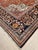 Antique Farahan Sarouk Rug, Handmade Oriental Rug, Rusty Red Navy Blue Very Fine For Sale - Image 13 of 18