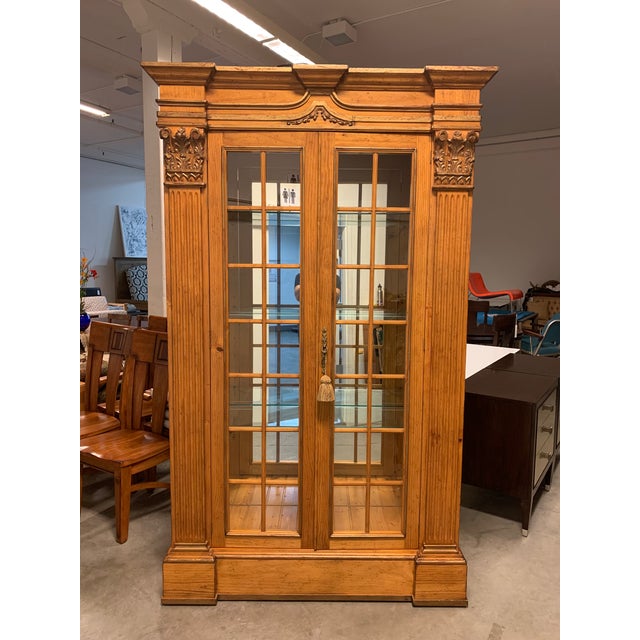 Antique Lighted Display Chairish