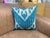 Textile Vintage Silk Ikat Square Cushion Cover For Sale - Image 7 of 13