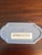 Small Wedgwood-style blue jasperware trinket box with lid, featuring the classic matte blue finish and raised white...