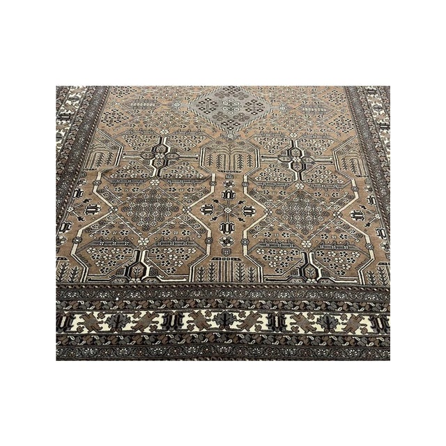 1960s Old Persian Joshegan Area Rug 8x11 For Sale - Image 13 of 13
