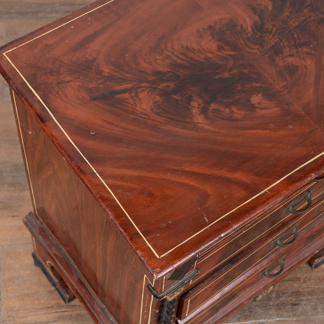 ​​​​​​​Late 18th Century Danish Pine Small Chest of Drawers, Possible Jewelry Chest For Sale - Image 6 of 12