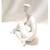 Ceramic Royal Dux Czeckoslovakian Nude Woman Figurine 7" White Porcelain MCM Art Deco For Sale - Image 7 of 18