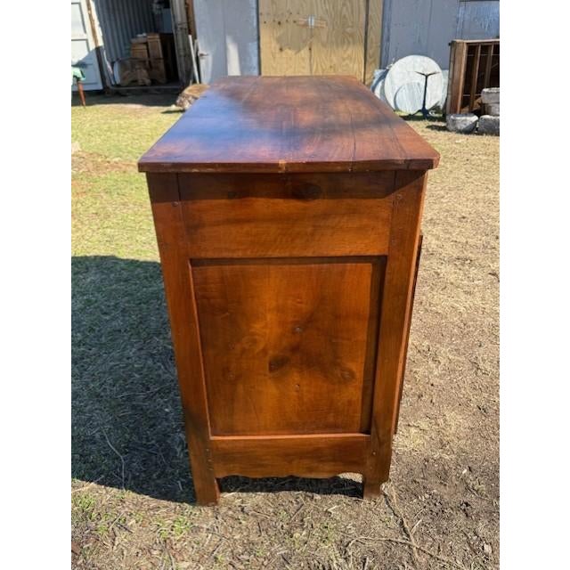 18th Century French Country Louis XV Solid Walnut Sideboard / Buffet For Sale - Image 12 of 16