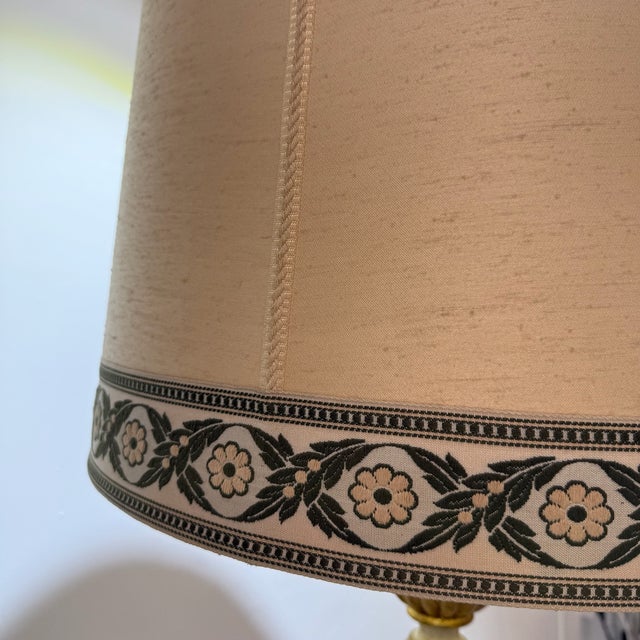 Large Italian Florentine Floor Lamp in Gilded Wood, 1960s For Sale - Image 6 of 12