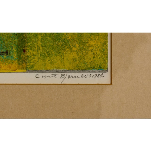 Brown Curt Bjernevi, 340000 ÅR. the Atlantis Series, 1988, Etching For Sale - Image 8 of 14