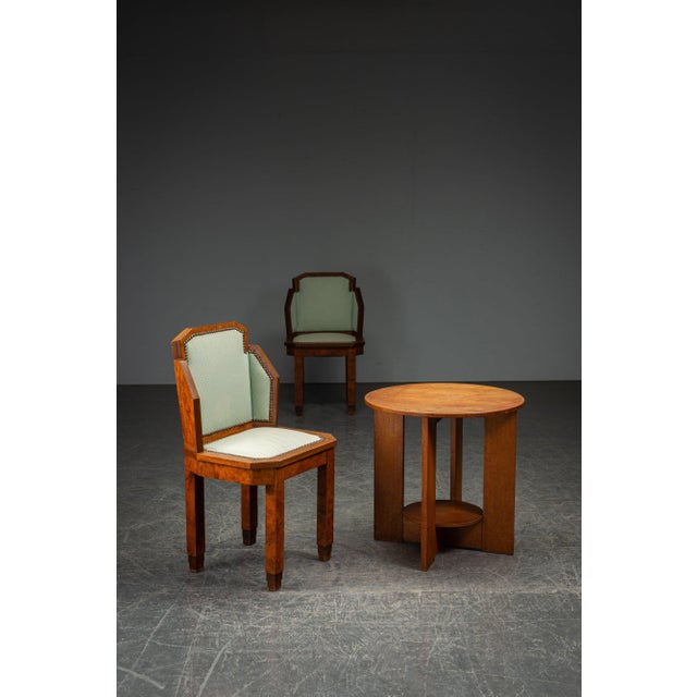 Art Deco Armchair Set, 1930s For Sale - Image 11 of 15