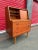 Wood Vintage Danish Mid Century Modern Teak Secretary Desk For Sale - Image 7 of 11