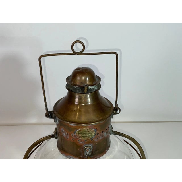 Solid Brass Ships Onion Lantern For Sale - Image 9 of 12