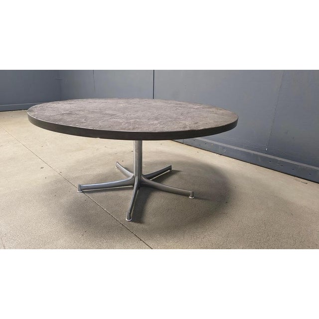 Vintage Slate Coffee Table by Walter Knoll, 1960s For Sale - Image 3 of 12