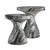 Sculpture Materials Arteriors Home Serafina Accent Table For Sale - Image 7 of 7