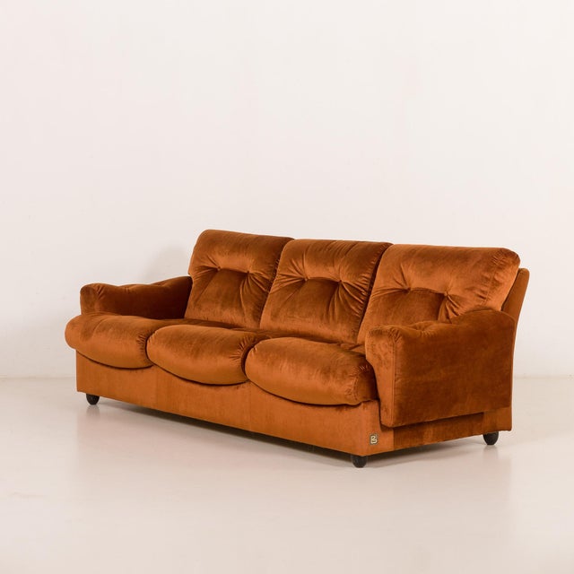 Vintage Italian Three-Seater Sofa from Brusnelli, 1970s For Sale - Image 15 of 15