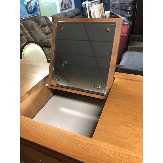 Mid-Century Modern 1960s Drexel Projextion Series Highboy Chest For Sale - Image 3 of 5