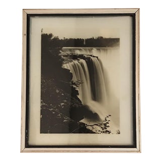 Antique Glass Plate Negative of Niagara Falls For Sale