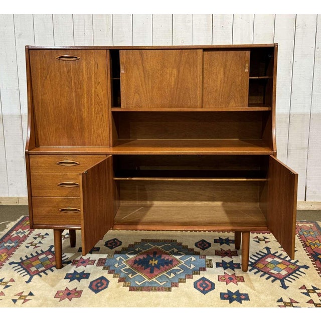 English Teak Bar Buffet, 1970s For Sale - Image 6 of 16