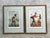 This charming pair of antique military caricature prints brings together historical subject matter and whimsical artistic...