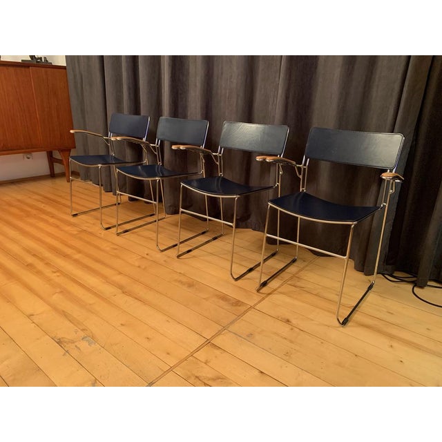 Sultana Chairs from Arrben, Italy, 1980s, Set of 4 For Sale - Image 9 of 18