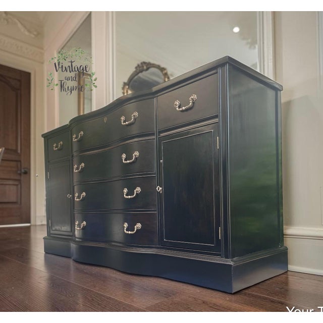Add timeless elegance and classic charm to your home with this beautiful vintage Hepple white style mahogany sideboard by...