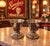 Art Deco Antique Vortex Art Deco Metal Soda Fountain Sundae Cup Holders – Pair For Sale - Image 3 of 6