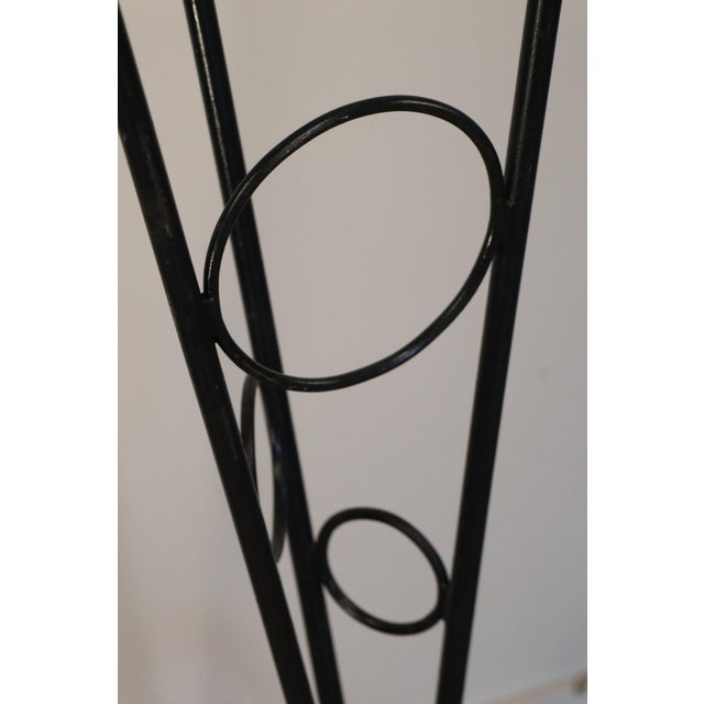 Metal Tripod Floor Lamp in Tubular Metal, 1950s For Sale - Image 7 of 16