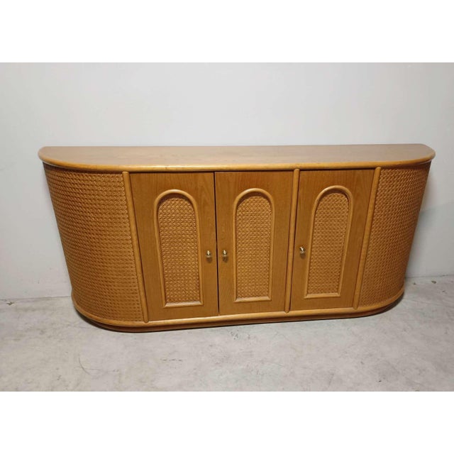 Wood Vintage Boho Chic Sideboard, 1970s For Sale - Image 7 of 9